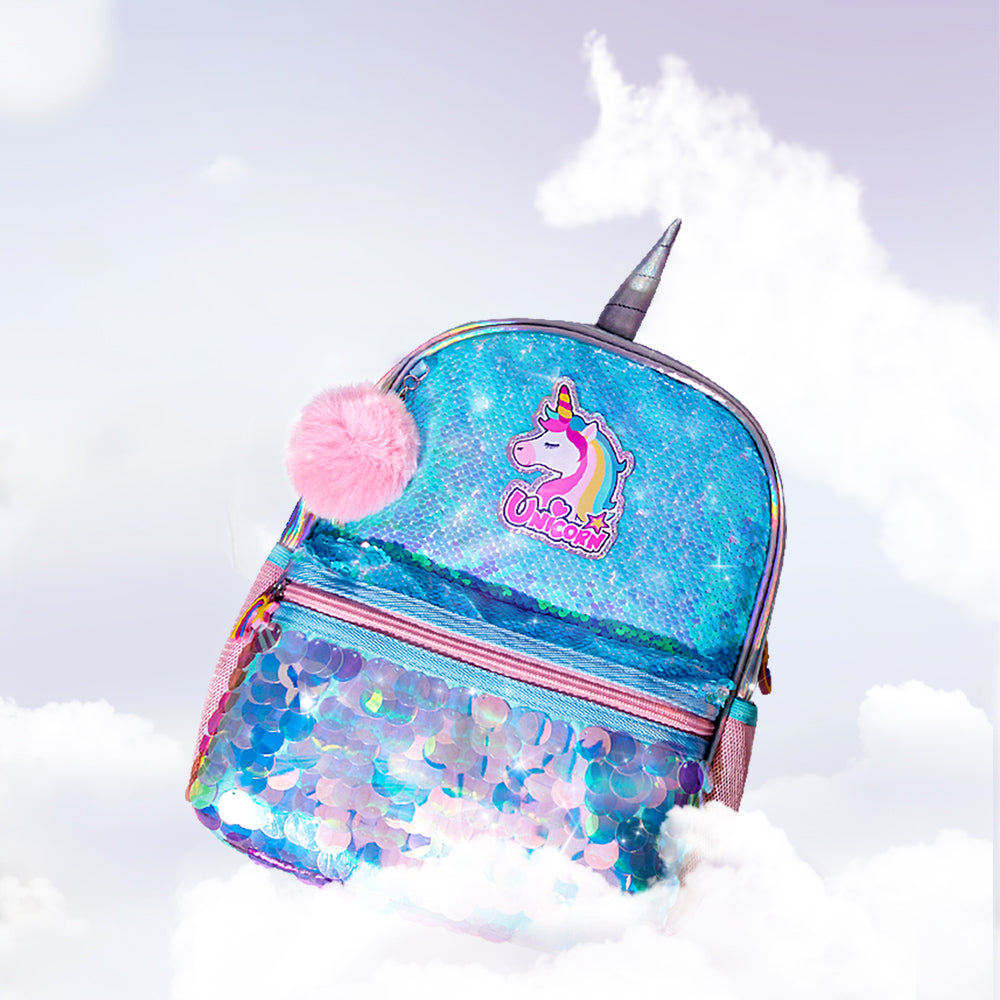 SUNVENO Unicorn Sparkle Backpack - Green