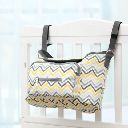 SUNVENO Baby Stroller Organizer/Bag - Yellow wave