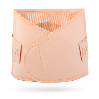 SUNVENO دعامة بطن للأمومة بمقبض متقاطع - بيج، مقاس 2XL