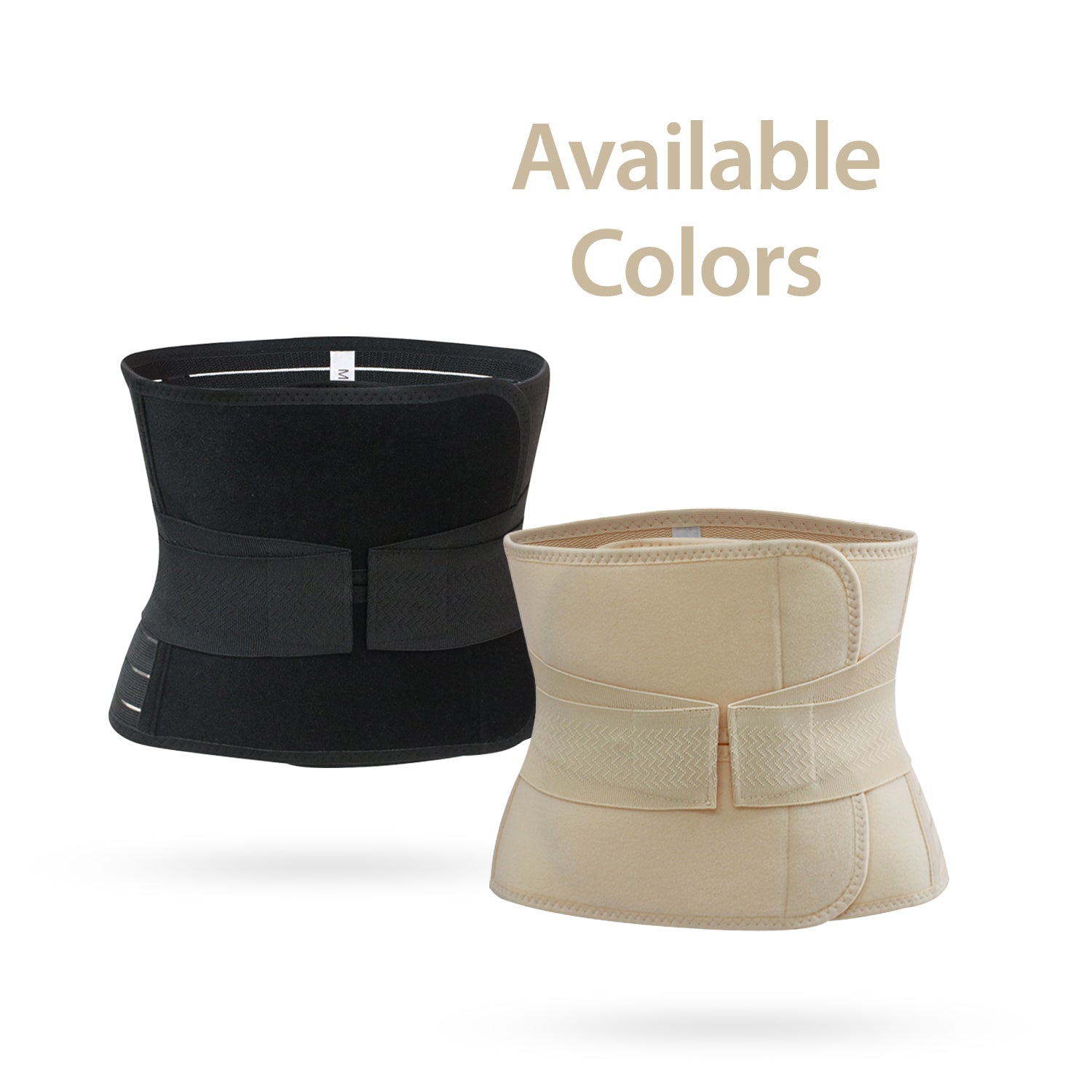 حزام دعم البطن SUNVENO للحمل بمقبض متقاطع - أسود، مقاس متوسط