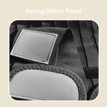 حزام دعم البطن SUNVENO للحمل بمقبض متقاطع - أسود، مقاس XL