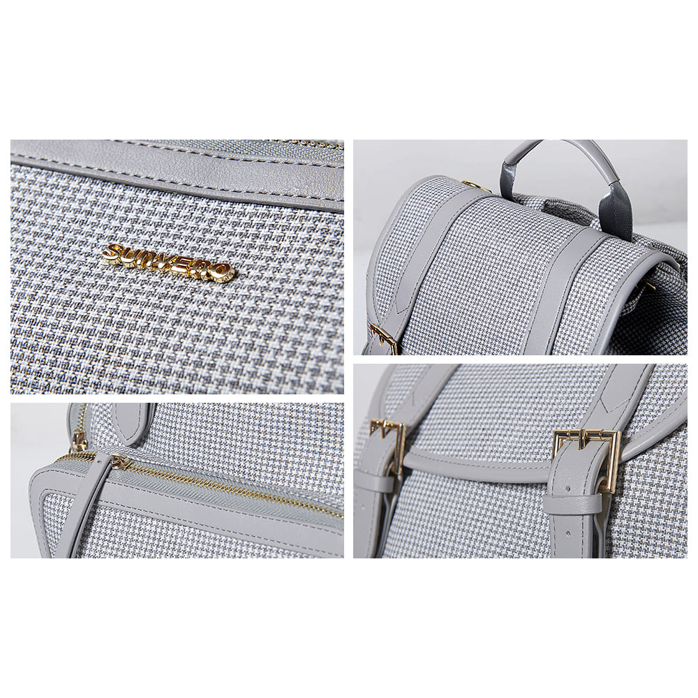 SUNVENO Vouge Diaper Bag - Grey