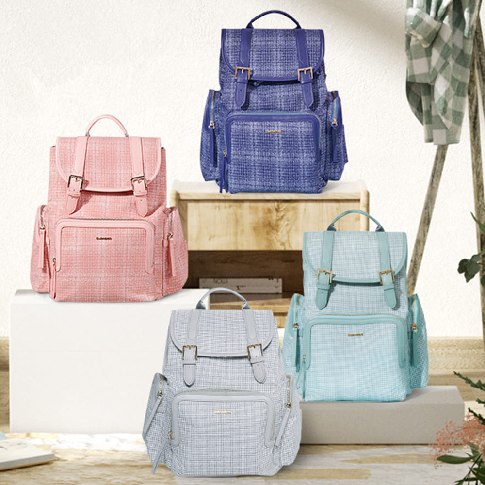 SUNVENO Vouge Diaper Bag - Grey