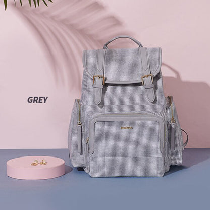 SUNVENO Vouge Diaper Bag - Grey