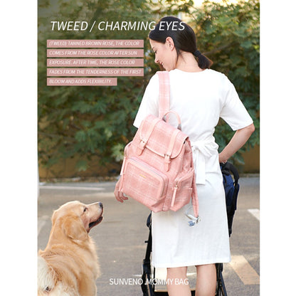 SUNVENO Vouge Diaper Bag - Tanned Rose