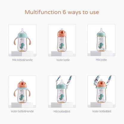 Sunveno Water Cup/Feeding Bottle 300ml - Green