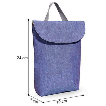 SUNVENO Diaper Organizer Wet/Dry Bag - Light Blue