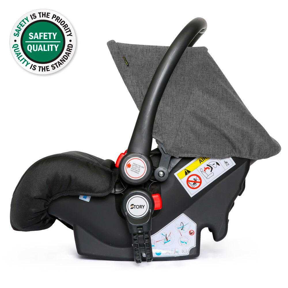 TEKNUM Infant Car Seat - Dark Grey
(0 - 12 Months)