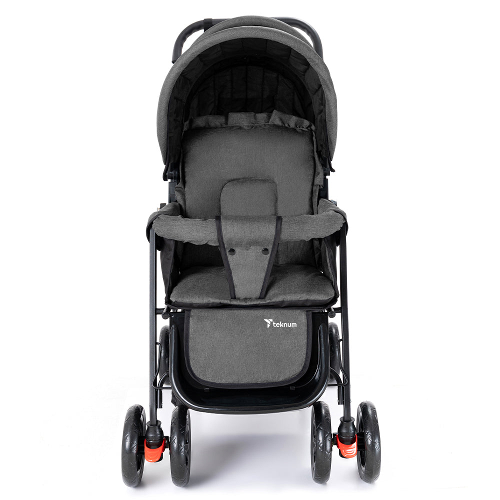 TEKNUM Double Baby Stroller - Dark Grey