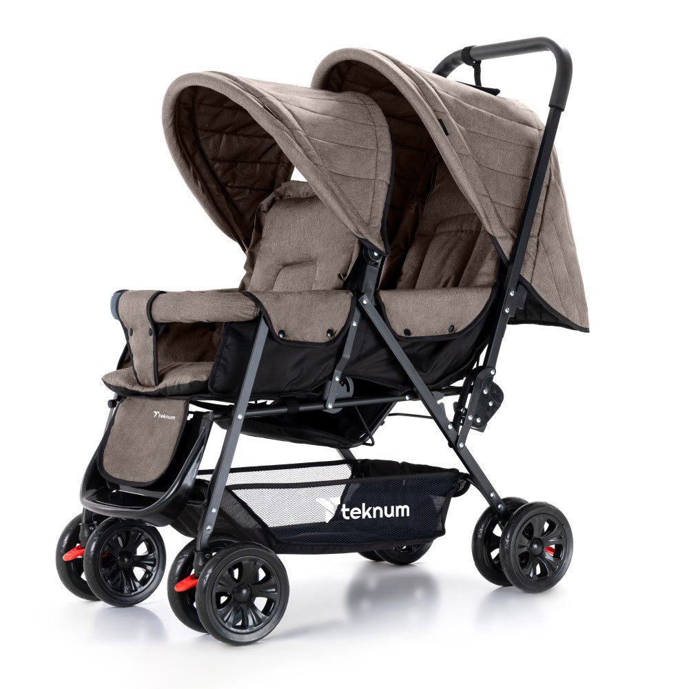 TEKNUM Double Baby Stroller - Khaki