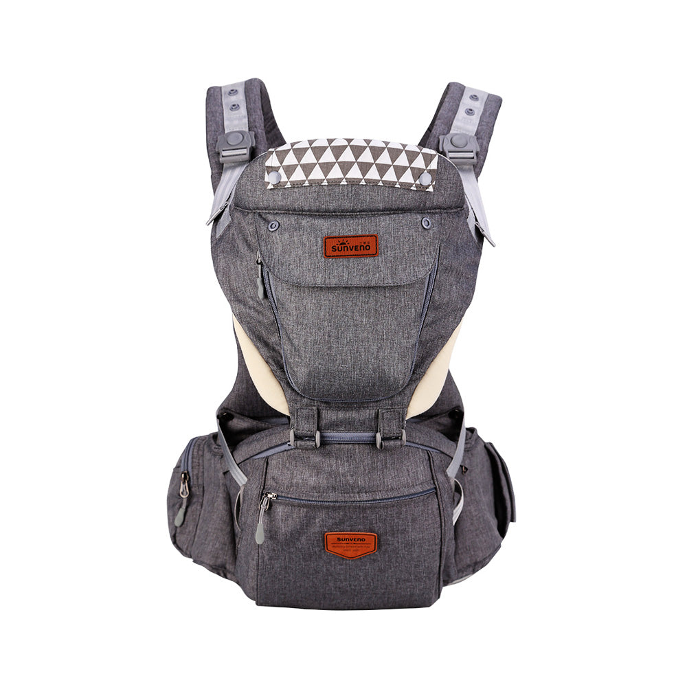 Sunveno Kangaroo Style Ergonomic Baby Carrier - Grey