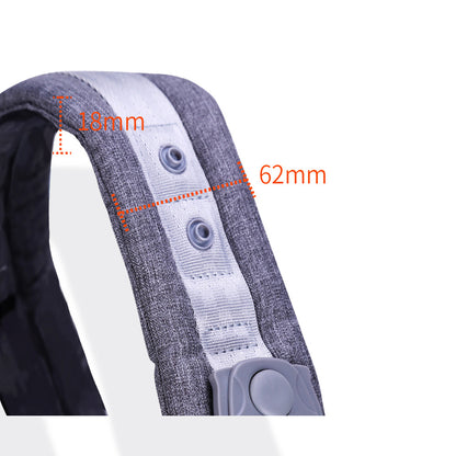 حاملة الأطفال المريحة من صن فينو بتصميم الكنغر - رمادية