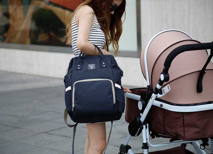 SUNVENO Diaper Bag - Navy Blue