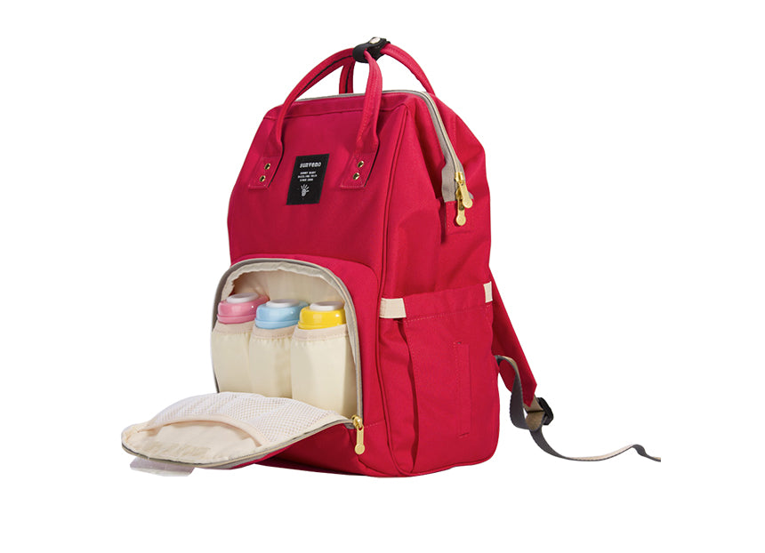 SUNVENO - Diaper Bag - Real Red