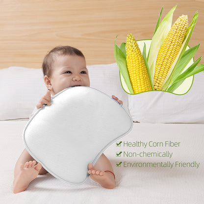 SUNVENO - DuPont Infant Head Shaper Pillow White