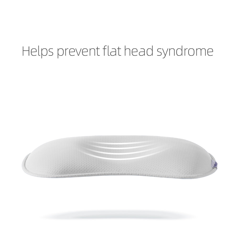 SUNVENO - DuPont Infant Head Shaper Pillow White