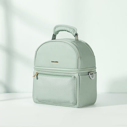 SUNVENO - Insulated Lunch Bag wt Thermos Box - Green