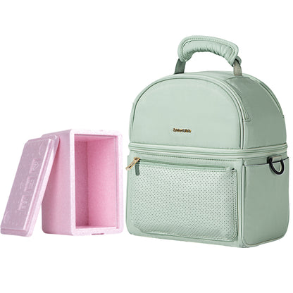 SUNVENO - Insulated Lunch Bag wt Thermos Box - Green
