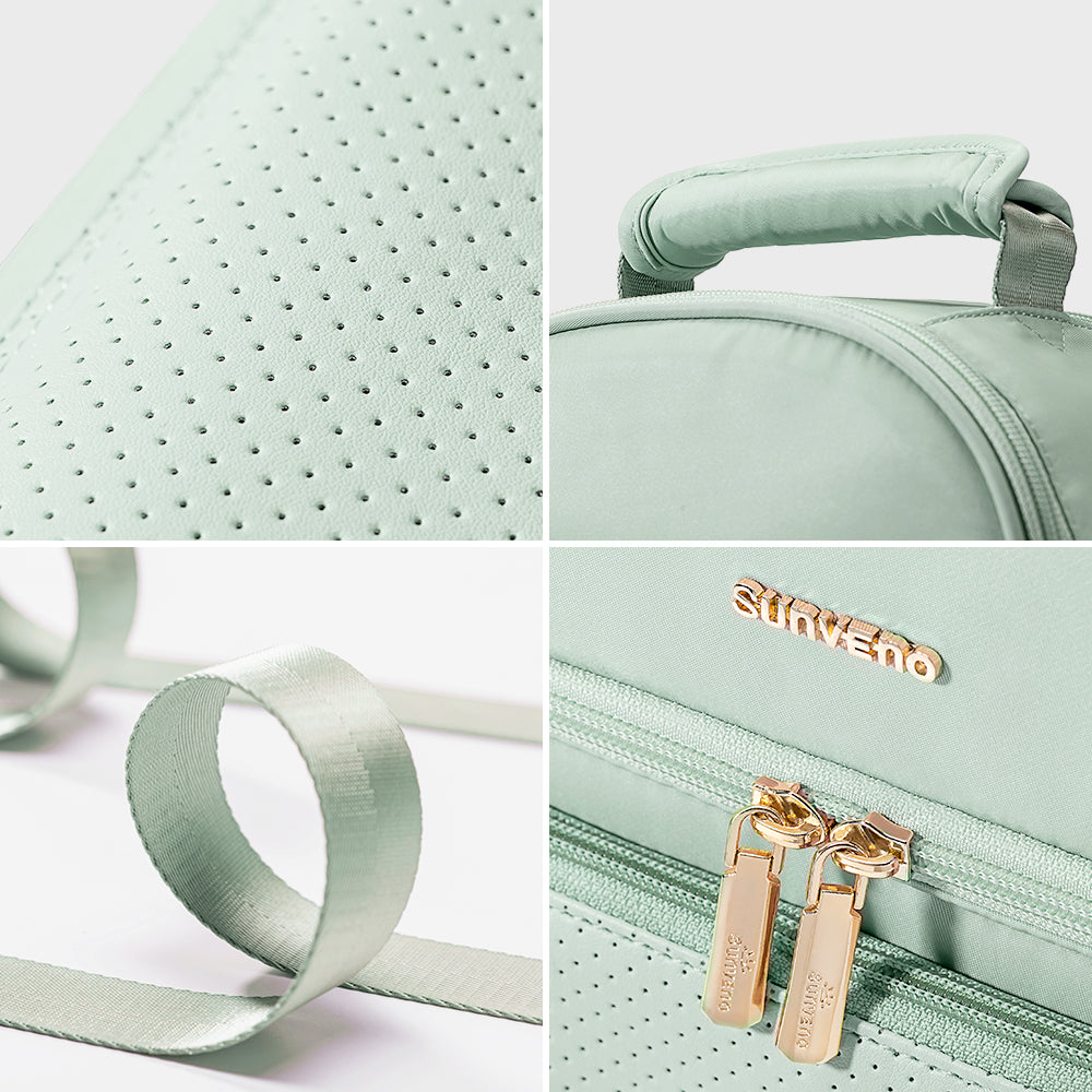 SUNVENO - Insulated Lunch Bag wt Thermos Box - Green