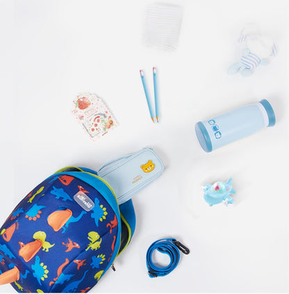SUNVENO - Kids Backpack Large - Dinosaur Blue