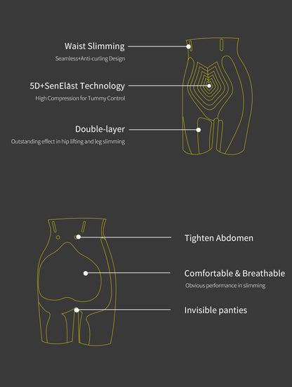 SUNVENO 5D Shapewear Panty - Skin - S - M