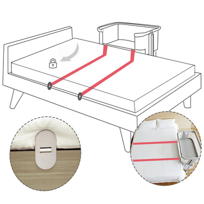 SUNVENO Bedside Cot and Crib w/t Mosquito Net