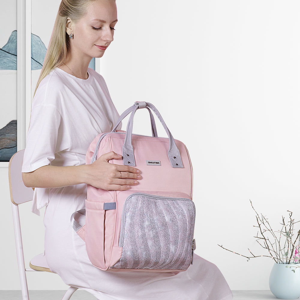 SUNVENO Diaper Bag - Sparkle - Pink