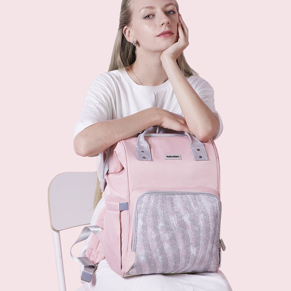 SUNVENO Diaper Bag - Sparkle - Pink