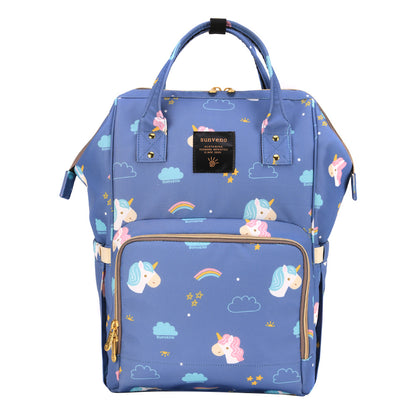 SUNVENO Diaper Bag - Unicorn Blue