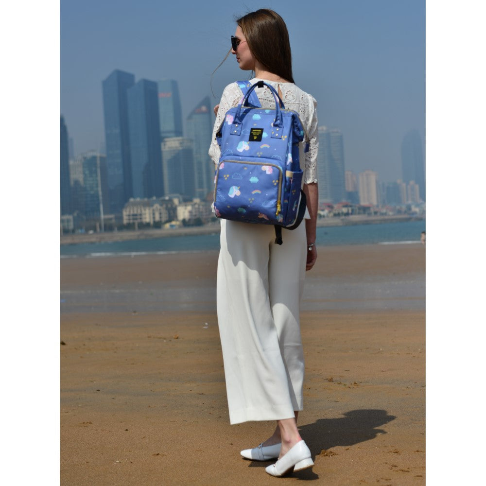 SUNVENO Diaper Bag - Unicorn Blue