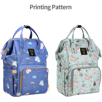 SUNVENO Diaper Bag - Unicorn Blue