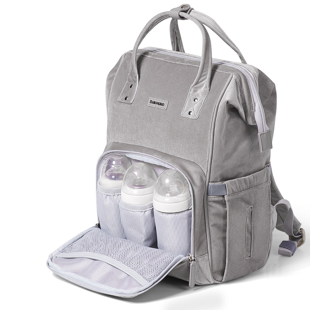 SUNVENO Diaper Bag Corduroy - Grey