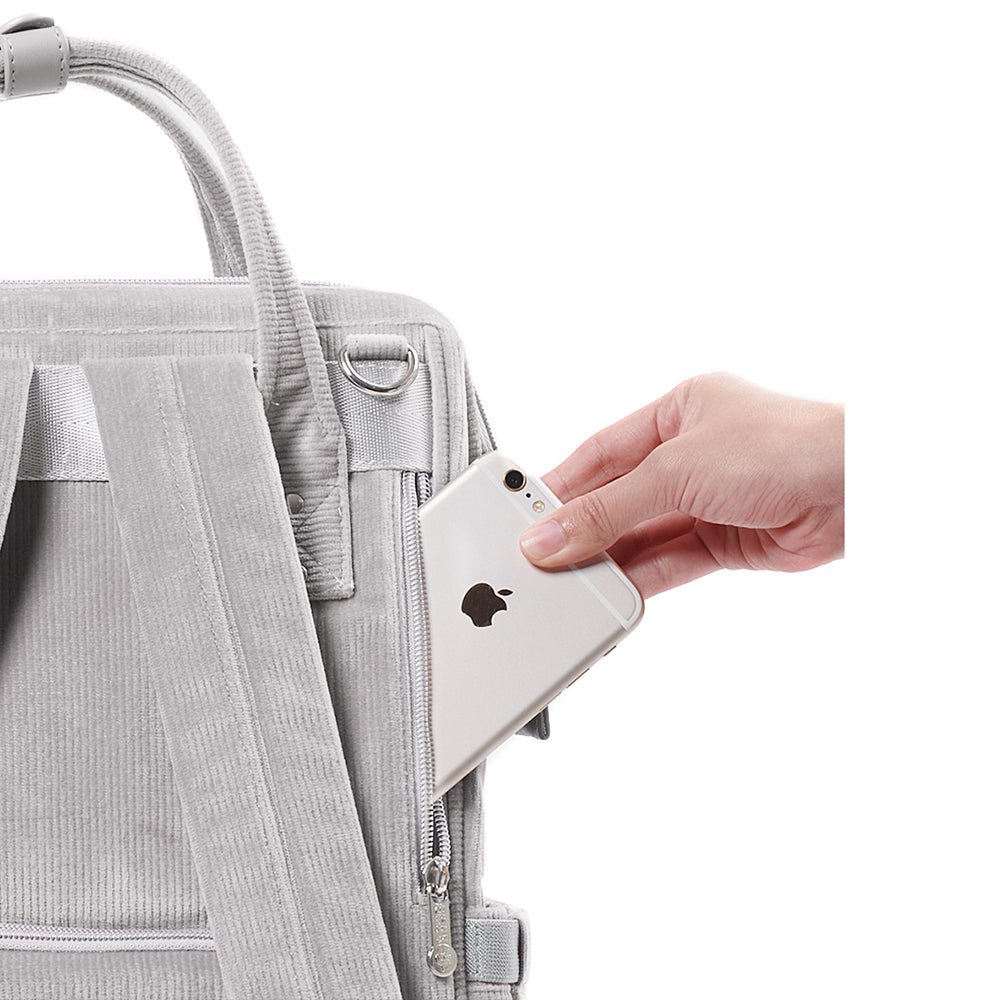 SUNVENO Diaper Bag Corduroy - Grey