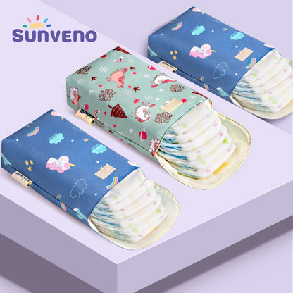 SUNVENO Diaper Organizer Wet/Dry Bag - Green
