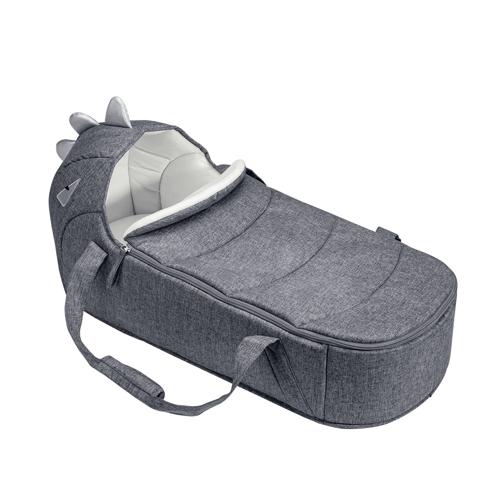 SUNVENO Foldable Travel Carry Cot - Grey