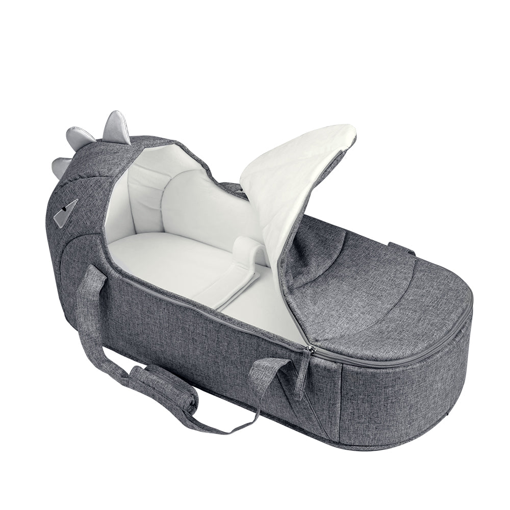 SUNVENO Foldable Travel Carry Cot - Grey