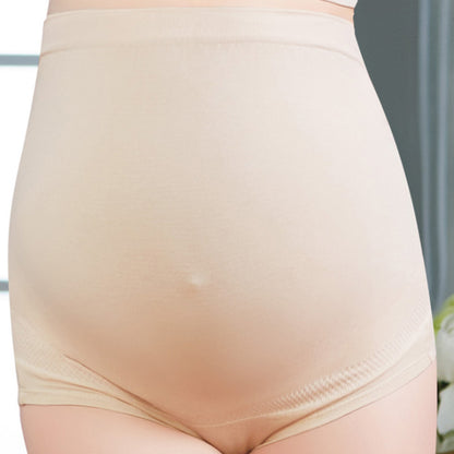 SUNVENO High Waist Pregnancy Support Cotton Panties - SKIN XXL