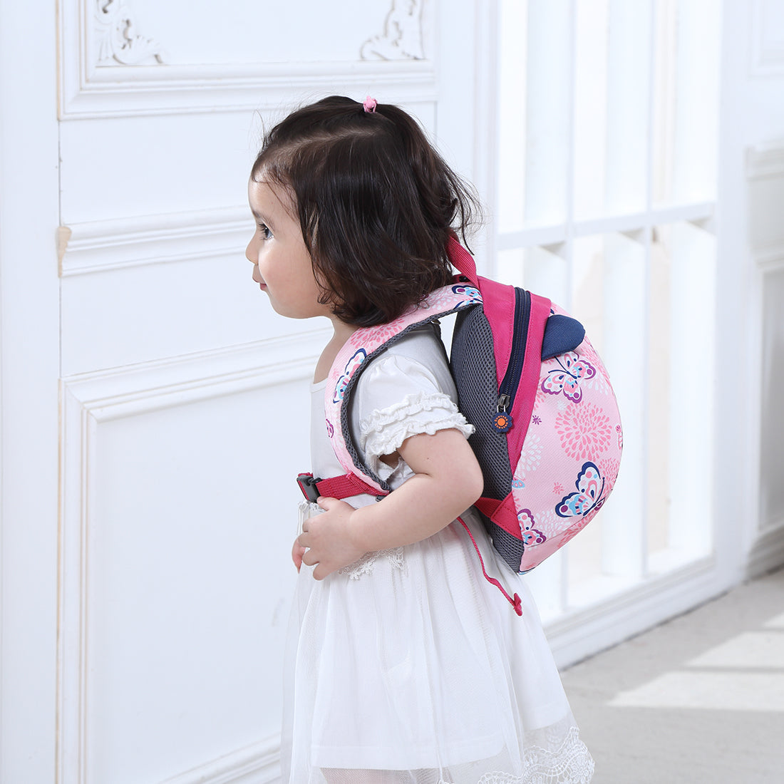 SUNVENO Kids Backpack - Butterfly Pink