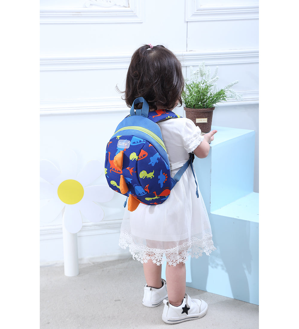 SUNVENO Kids Backpack - Dinosaur Blue