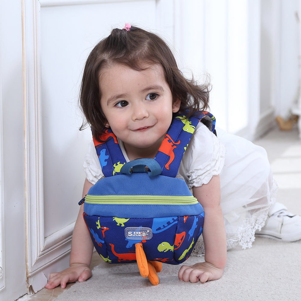 SUNVENO Kids Backpack - Dinosaur Blue