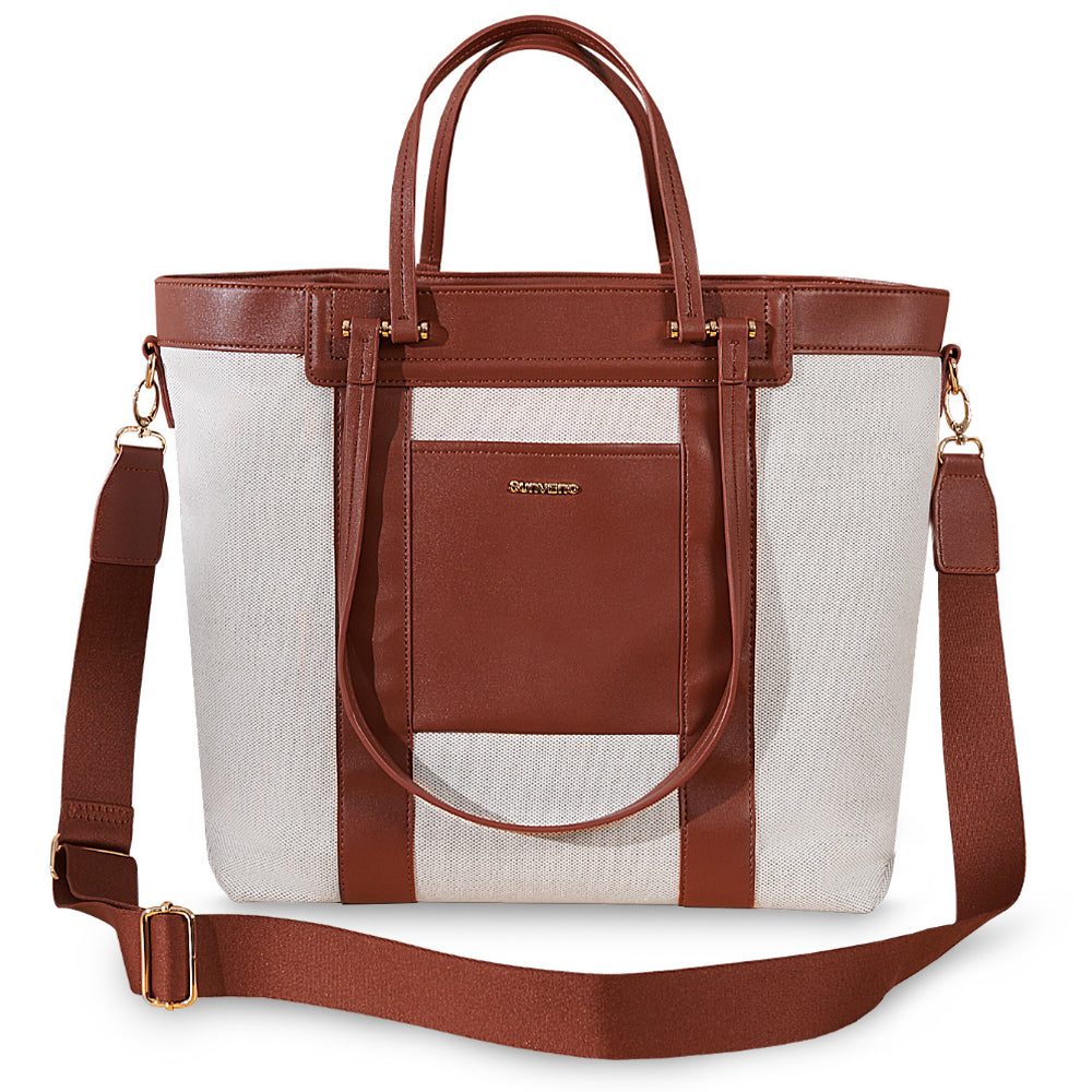 SUNVENO La Mode Premium Diaper Bag - Brown
