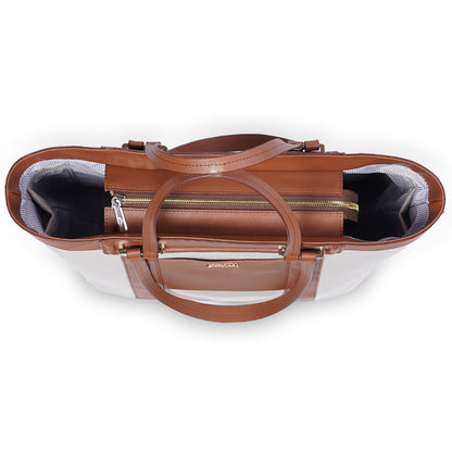 SUNVENO La Mode Premium Diaper Bag - Brown