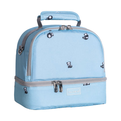 SUNVENO Love Little Me Insulated Bottle/Lunch Bag - Blue