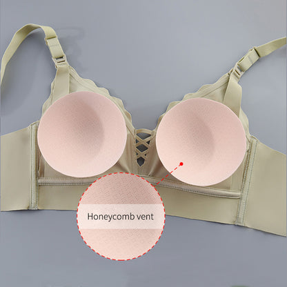 SUNVENO Maternity Feeding Bra - Green XXL(40)