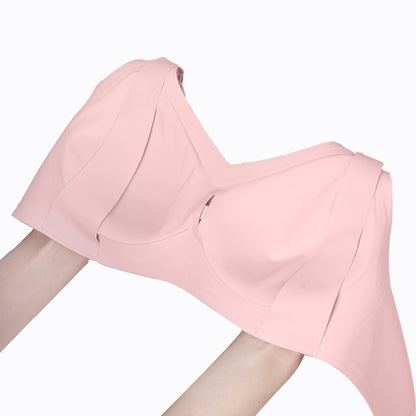 SUNVENO Maternity Feeding Bra Pink - XXL