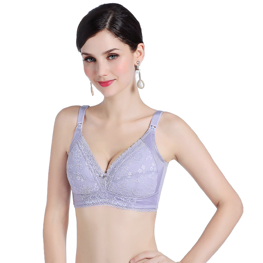 SUNVENO Maternity Nursing Bra - Blue 90B