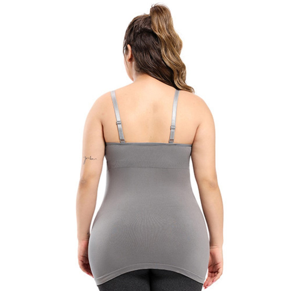 SUNVENO Maternity Nursing Tank Top - Grey L