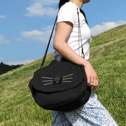 SUNVENO Meow Stroller Diaper Bag - Black