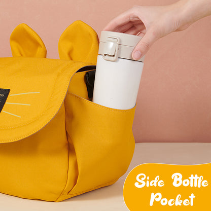 SUNVENO Meow Stroller Diaper Bag - Yellow