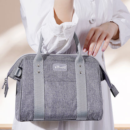 SUNVENO Mini Grab and Go Diaper Bag - Grey